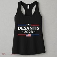 Desantis 2028 Ron Desantis 2028 President Election Us Flag Women's Tank Top thumb 3