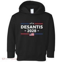 Desantis 2028 Ron Desantis 2028 President Election Us Flag Toddler Hoodie thumb 0