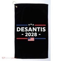 Desantis 2028 Ron Desantis 2028 President Election Us Flag Golf Towel thumb 0