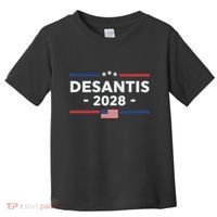 Desantis 2028 Ron Desantis 2028 President Election Us Flag Toddler T-Shirt thumb 0