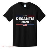 Desantis 2028 Ron Desantis 2028 President Election Us Flag Kids T-Shirt thumb 0
