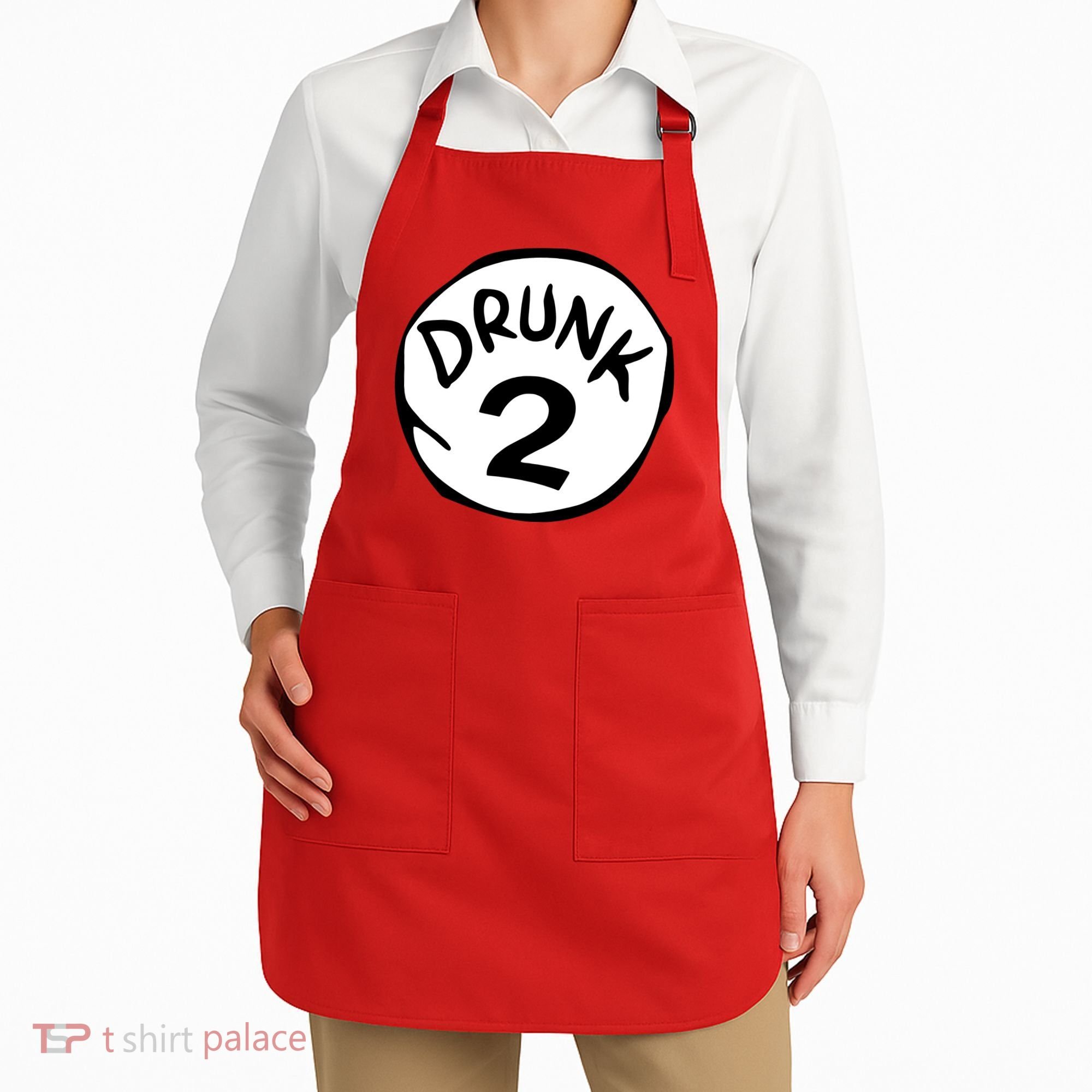 Drunk 2 St Patrick Day Funny Drunk Beer Pong Drunk 2 Apron