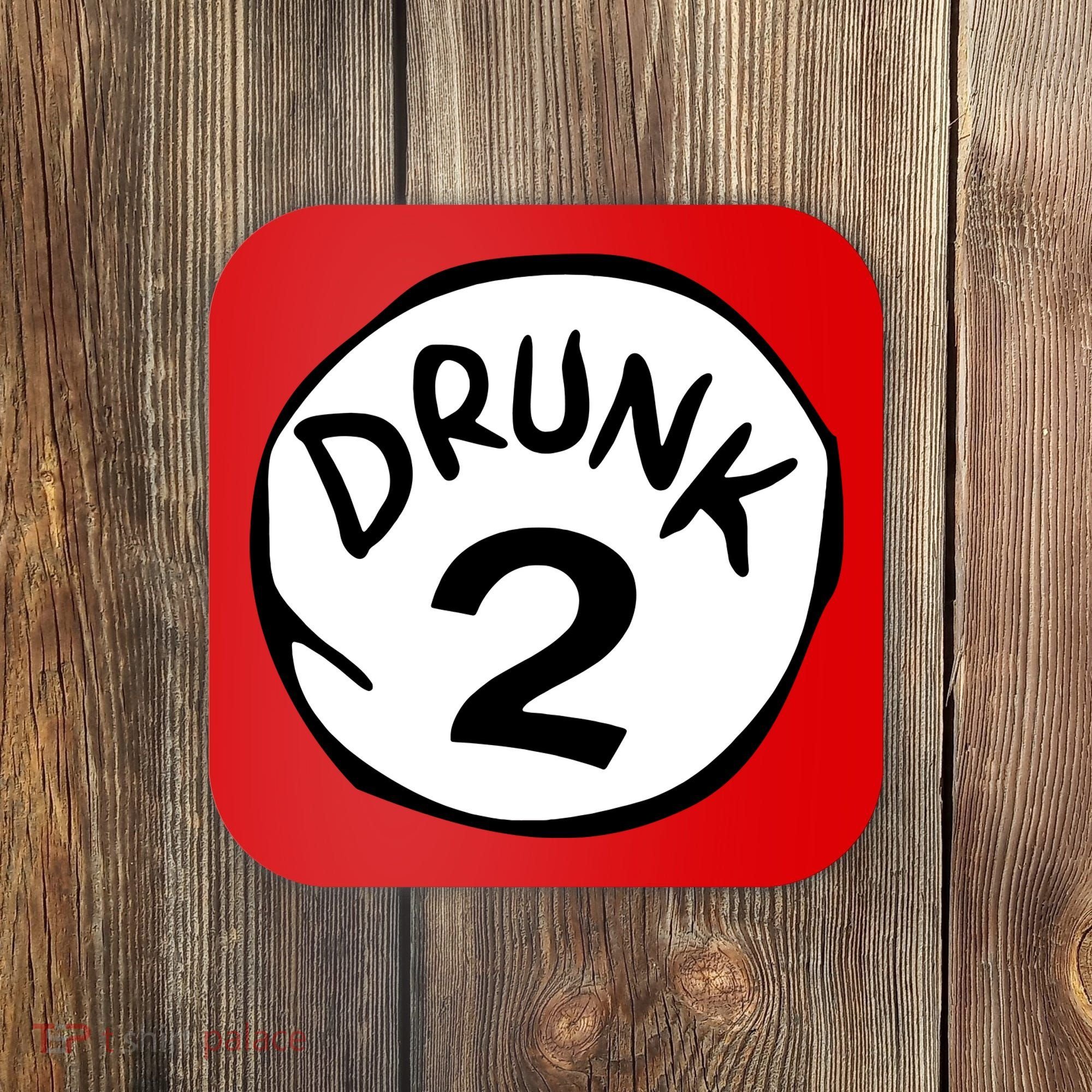 Drunk 2 St Patrick Day Funny Drunk Beer Pong Drunk 2 Coaster