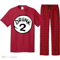 Drunk 2 St Patrick Day Funny Drunk Beer Pong Drunk 2 Pajama Set thumb 0