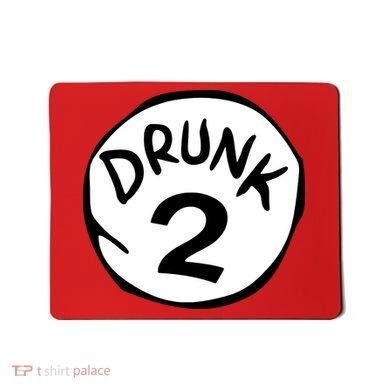 Drunk 2 St Patrick Day Funny Drunk Beer Pong Drunk 2 Mousepad