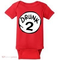 Drunk 2 St Patrick Day Funny Drunk Beer Pong Drunk 2 Baby Bodysuit thumb 0