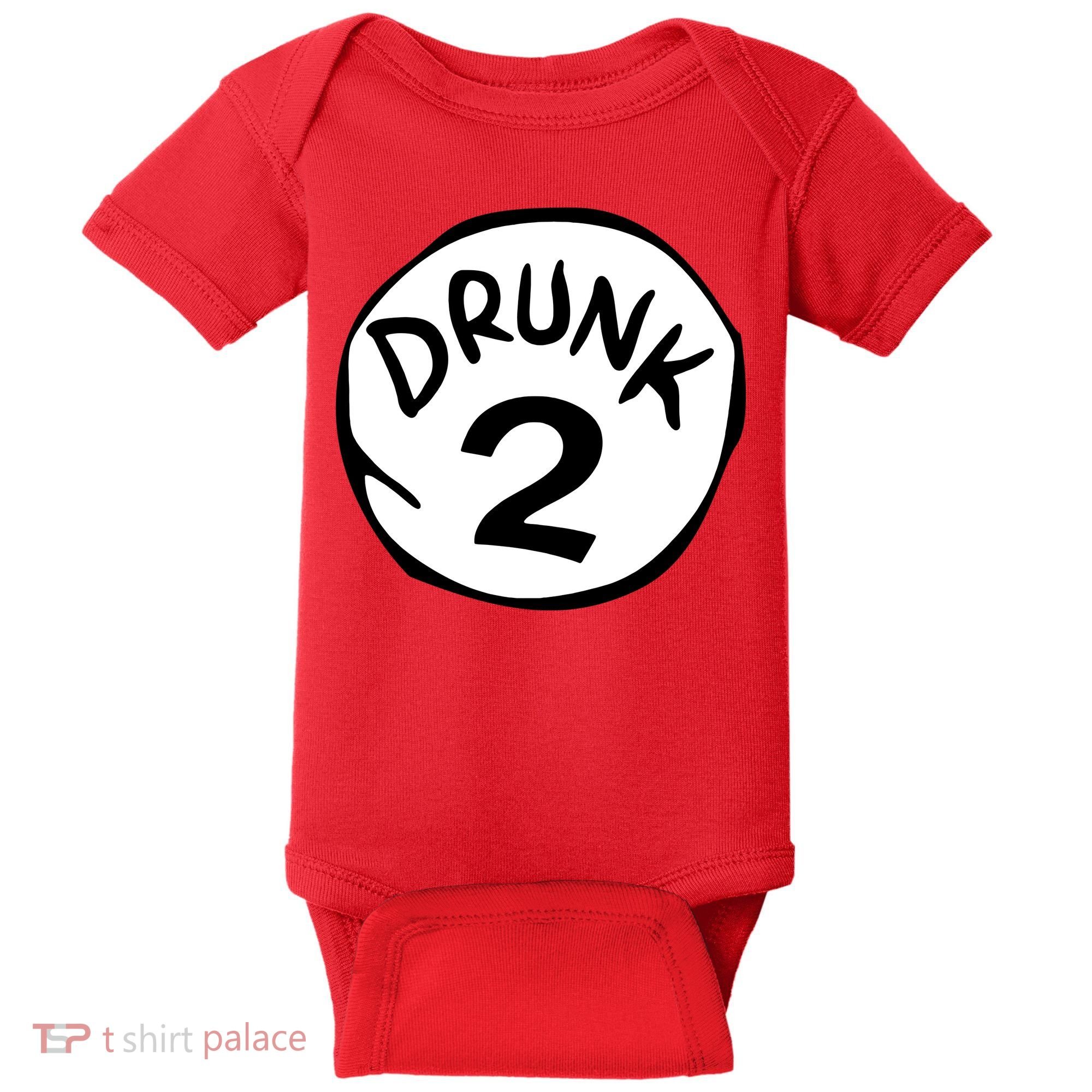 Drunk 2 St Patrick Day Funny Drunk Beer Pong Drunk 2 Baby Bodysuit