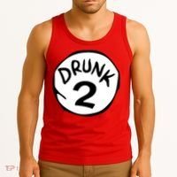 Drunk 2 St Patrick Day Funny Drunk Beer Pong Drunk 2 Tank Top thumb 3