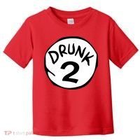 Drunk 2 St Patrick Day Funny Drunk Beer Pong Drunk 2 Toddler T-Shirt thumb 0