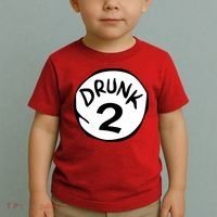 Drunk 2 St Patrick Day Funny Drunk Beer Pong Drunk 2 Toddler T-Shirt thumb 2
