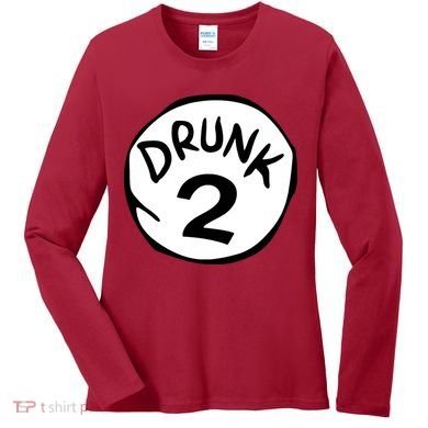 Drunk 2 St Patrick Day Funny Drunk Beer Pong Drunk 2 Women's Long Sleeve Shirt