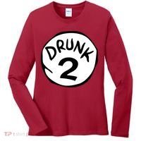 Drunk 2 St Patrick Day Funny Drunk Beer Pong Drunk 2 Women's Long Sleeve Shirt thumb 0