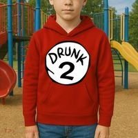 Drunk 2 St Patrick Day Funny Drunk Beer Pong Drunk 2 Kids Hoodie thumb 2