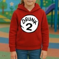 Drunk 2 St Patrick Day Funny Drunk Beer Pong Drunk 2 Kids Hoodie thumb 3