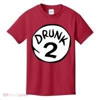 Drunk 2 St Patrick Day Funny Drunk Beer Pong Drunk 2 Kids T-Shirt thumb 0