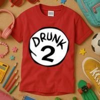 Drunk 2 St Patrick Day Funny Drunk Beer Pong Drunk 2 Kids T-Shirt thumb 3