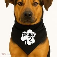 Drunk 2 Saint Patrick's Day Party Group USA-Made Doggie Bandana thumb 1
