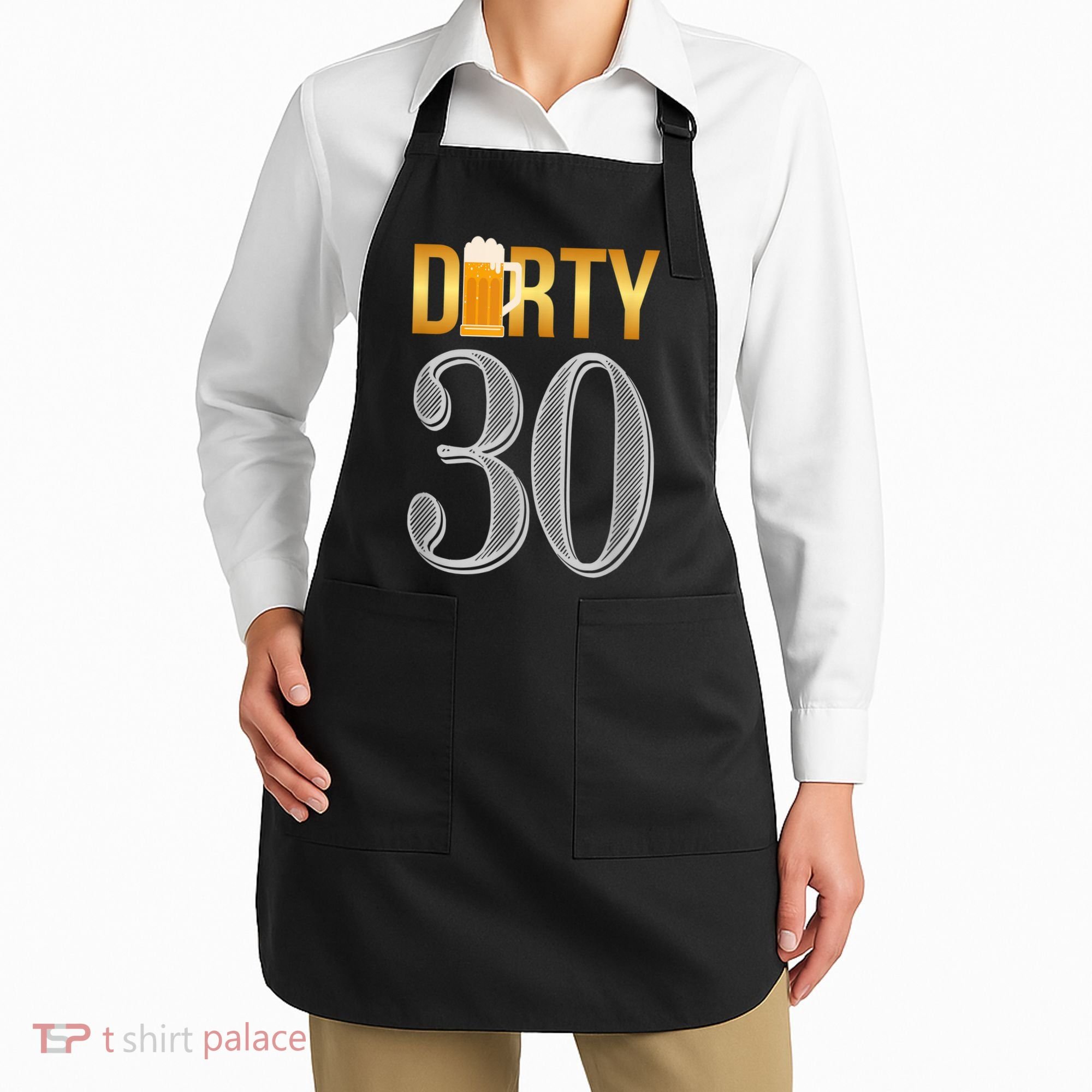 Dirty 30 30th Birthday Beer Thirty Apron