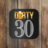 Dirty 30 30th Birthday Beer Thirty Coaster thumb 0