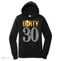 Dirty 30 30th Birthday Beer Thirty Women's Hoodie thumb 0