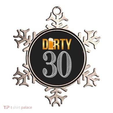 Dirty 30 30th Birthday Beer Thirty Ornament