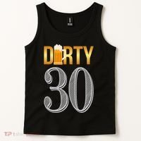 Dirty 30 30th Birthday Beer Thirty Tank Top thumb 2