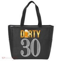 Dirty 30 30th Birthday Beer Thirty Tote Bag thumb 0