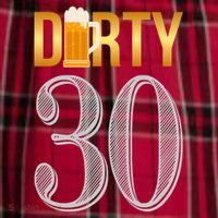 Dirty 30 30th Birthday Beer Thirty Men's Flannel Plaid Pajama Pants thumb 2
