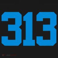 Detroit 313 Area Code GRIT Sports Fan Detroiter Fan Baby Bodysuit thumb 2