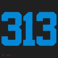 Detroit 313 Area Code GRIT Sports Fan Detroiter Fan Hat thumb 2
