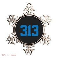 Detroit 313 Area Code Sports Fan Detroit Fan Ornament thumb 0