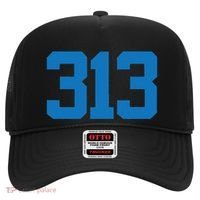 Detroit 313 Area Code Sports Fan Detroit Fan Hat thumb 0