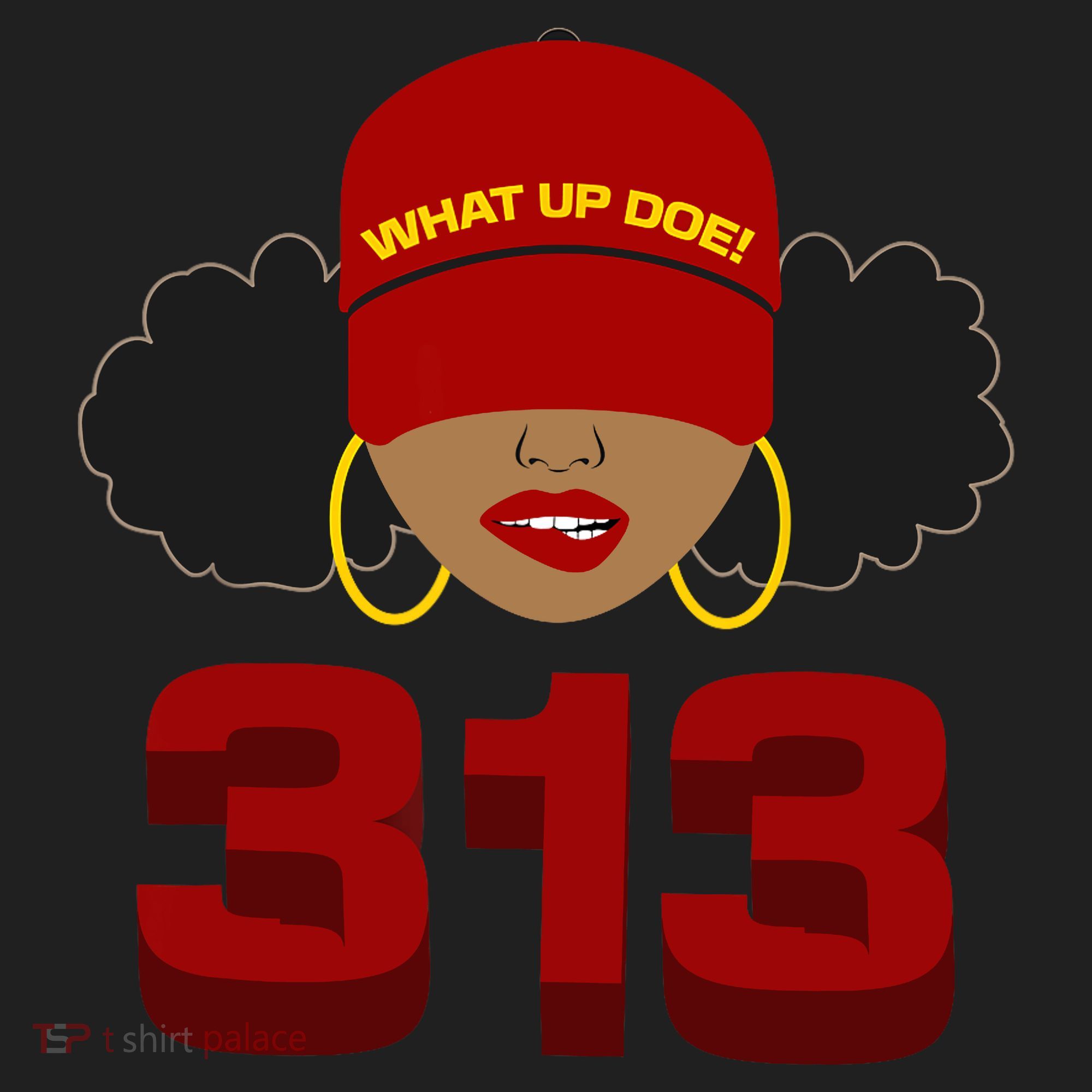 Detroit 313 Area Code What Up Doe Black Woman Tumbler