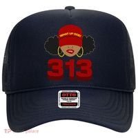 Detroit 313 Area Code What Up Doe Black Woman Hat thumb 0