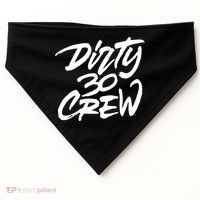 Dirty 30 Crew Birthday Party USA-Made Doggie Bandana thumb 0