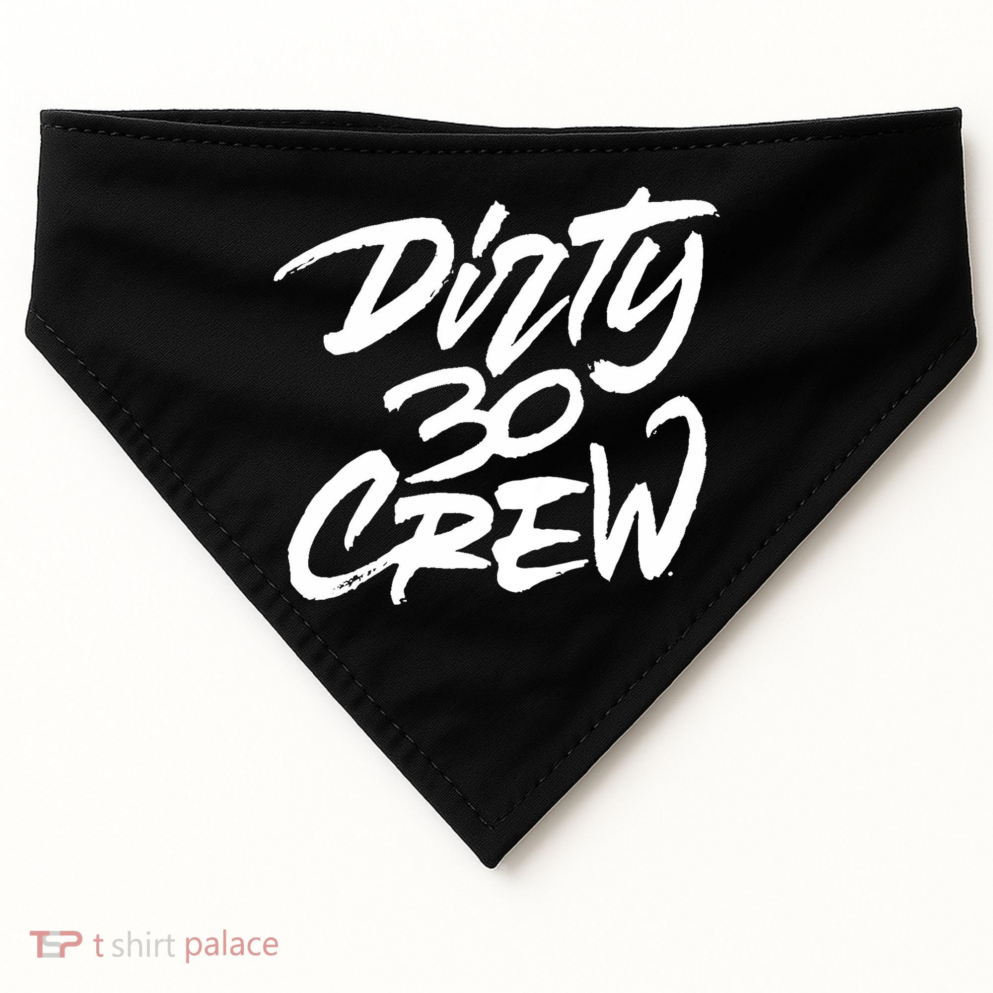 Dirty 30 Crew Birthday Party USA-Made Doggie Bandana