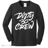 Dirty 30 Crew Birthday Party Kids Long Sleeve Shirt thumb 0