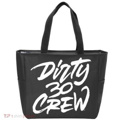 Dirty 30 Crew Birthday Party Tote Bag