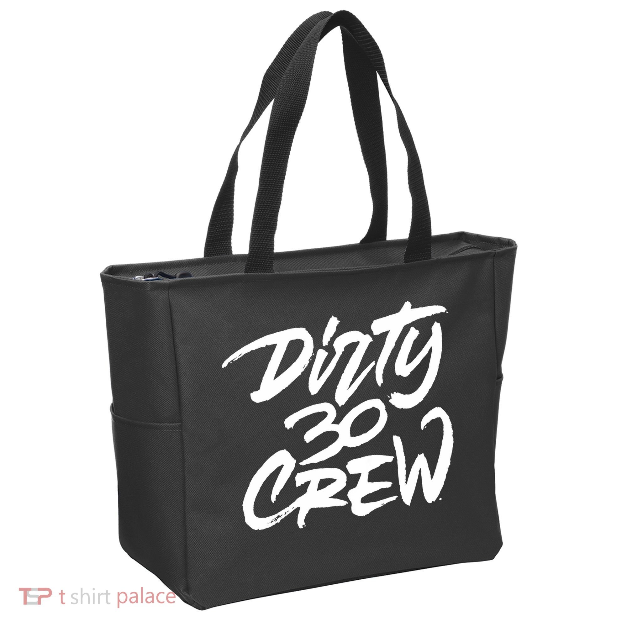 Dirty 30 Crew Birthday Party Tote Bag