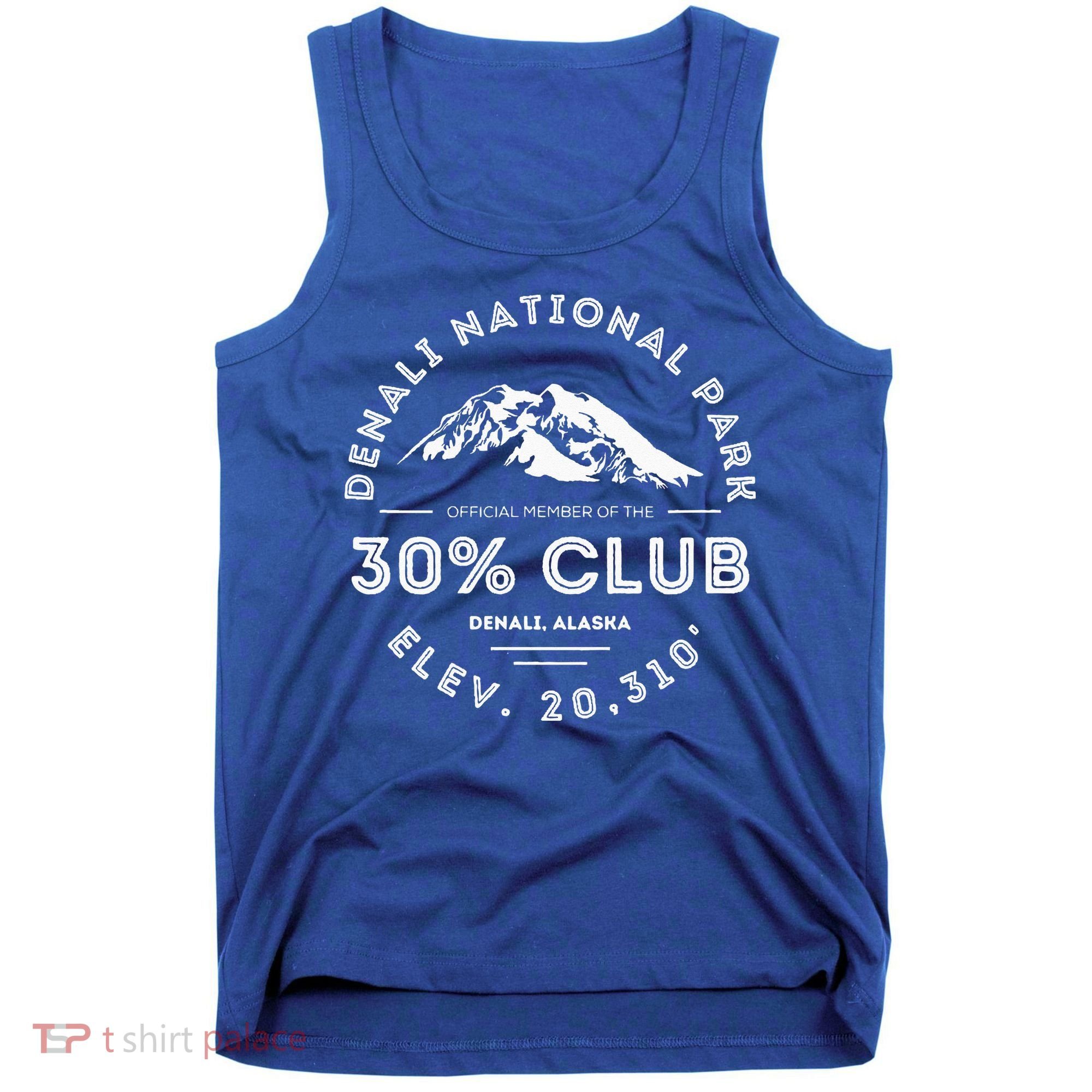 Denali 30 Club Alaska National Park Souvenir Tank Top
