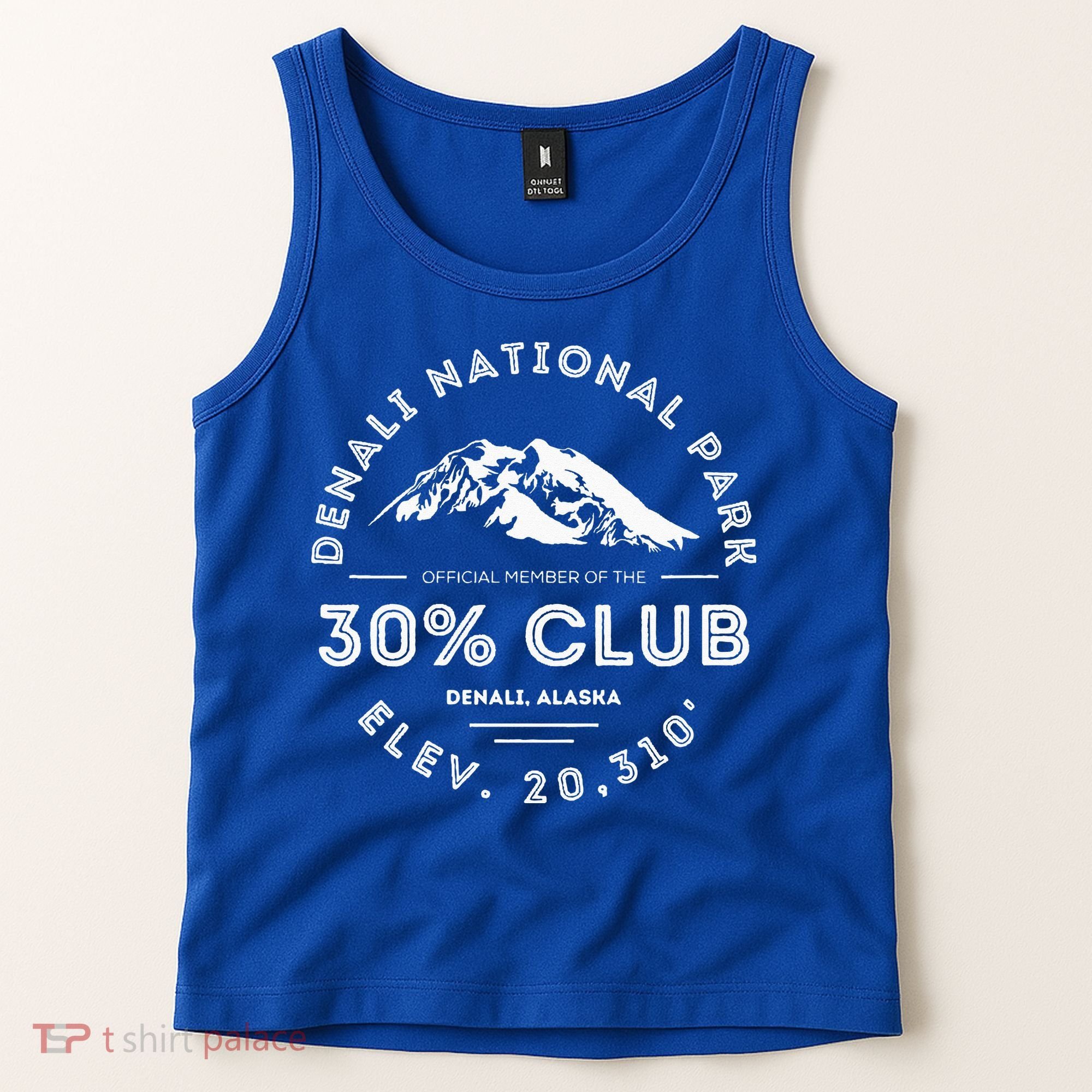 Denali 30 Club Alaska National Park Souvenir Tank Top