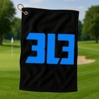 Detroit 313 Golf Towel thumb 1