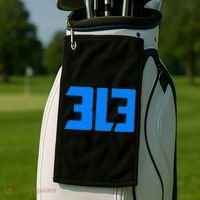 Detroit 313 Golf Towel thumb 2