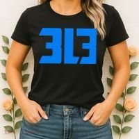 Detroit 313 Women's T-Shirt thumb 2