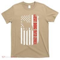 Dogs 365 French Bulldog Best Dog Dad Ever American Flag T-Shirt thumb 0