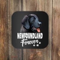 Dogs 365 Newfoundland Forever Cute Dog Lover Gift Coaster thumb 0