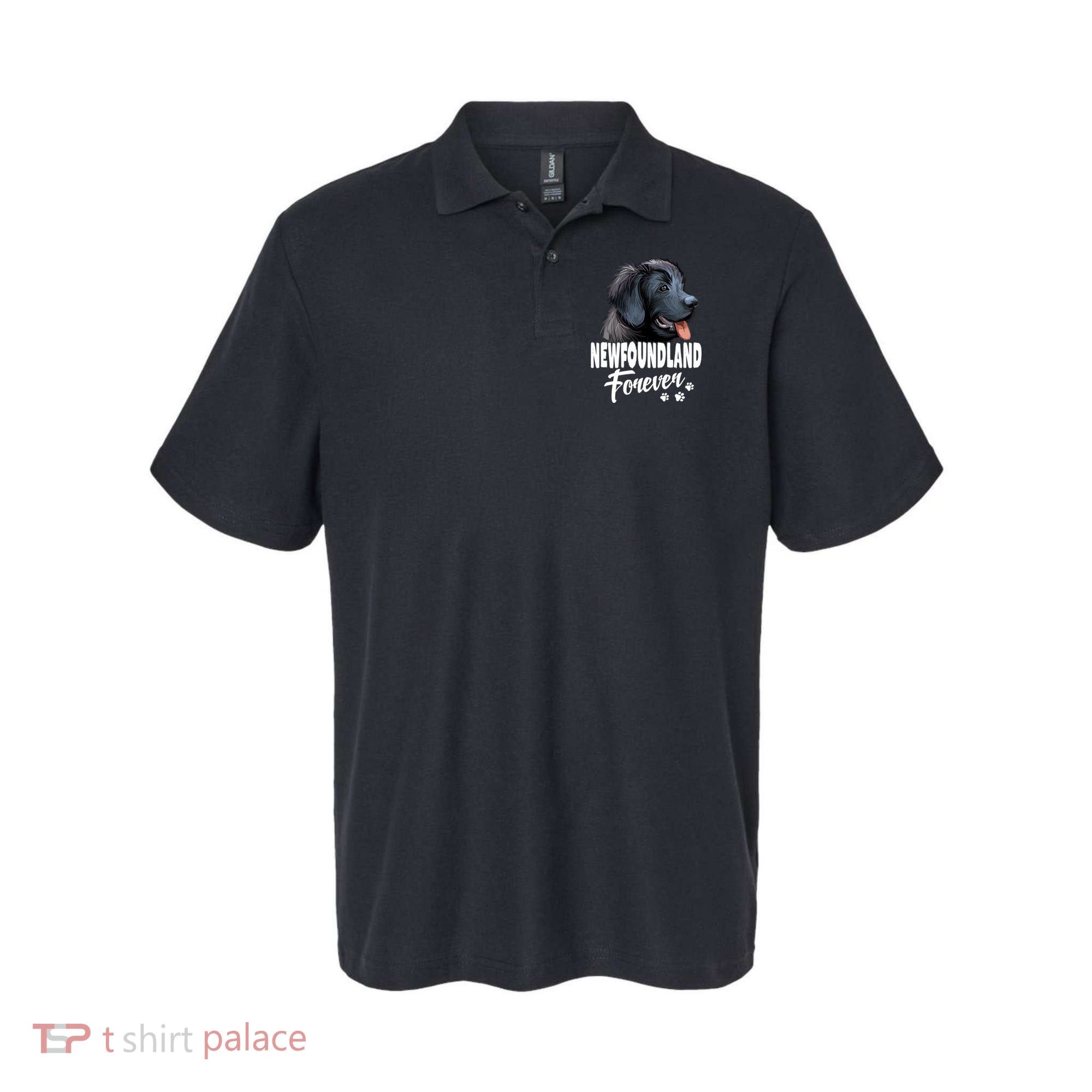 Dogs 365 Newfoundland Forever Cute Dog Lover Gift Polo