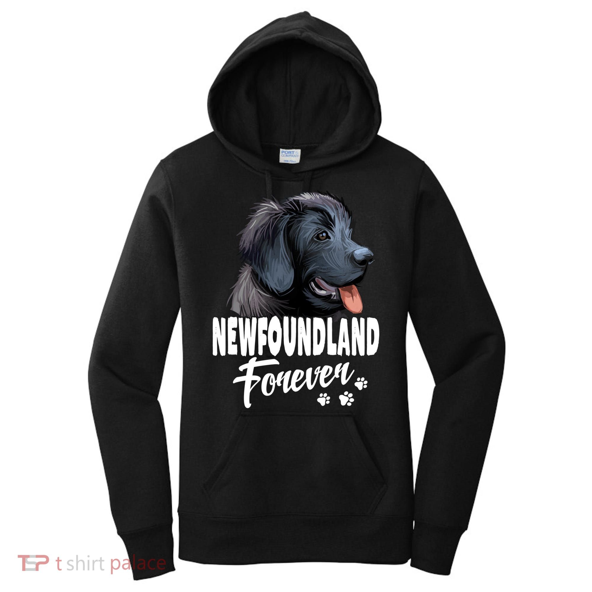 Dogs 365 Newfoundland Forever Cute Dog Lover Gift Women's Hoodie