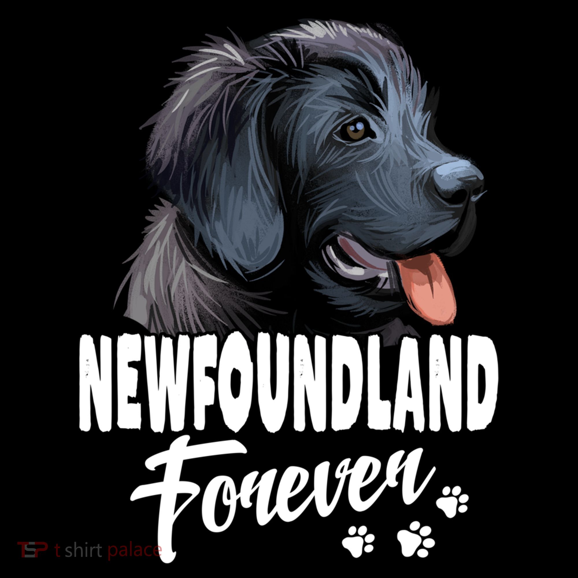Dogs 365 Newfoundland Forever Cute Dog Lover Gift Women's Hoodie