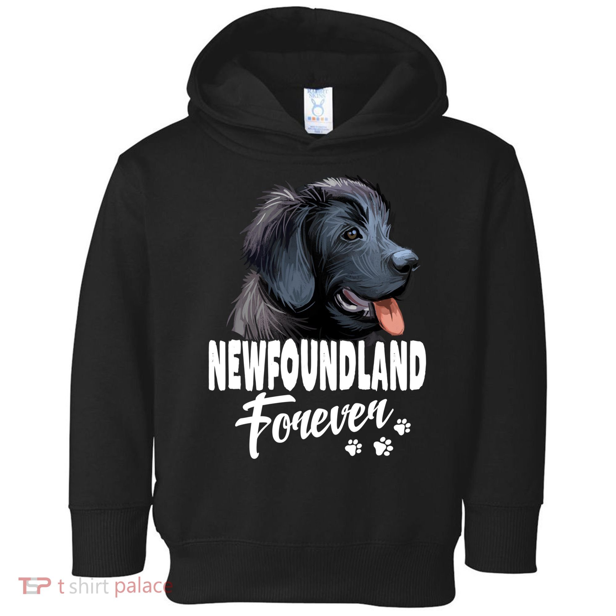 Dogs 365 Newfoundland Forever Cute Dog Lover Gift Toddler Hoodie